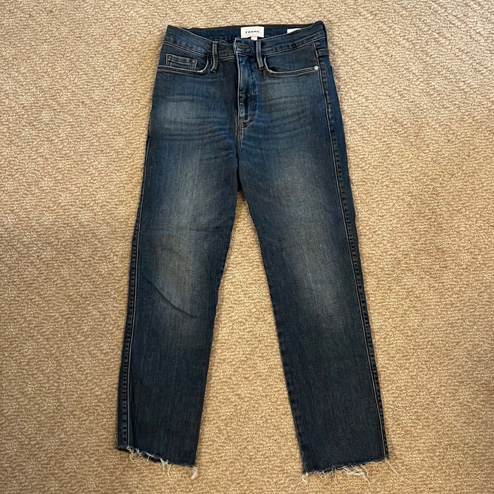 Frame Le Sylvia Crop Jean Size 27